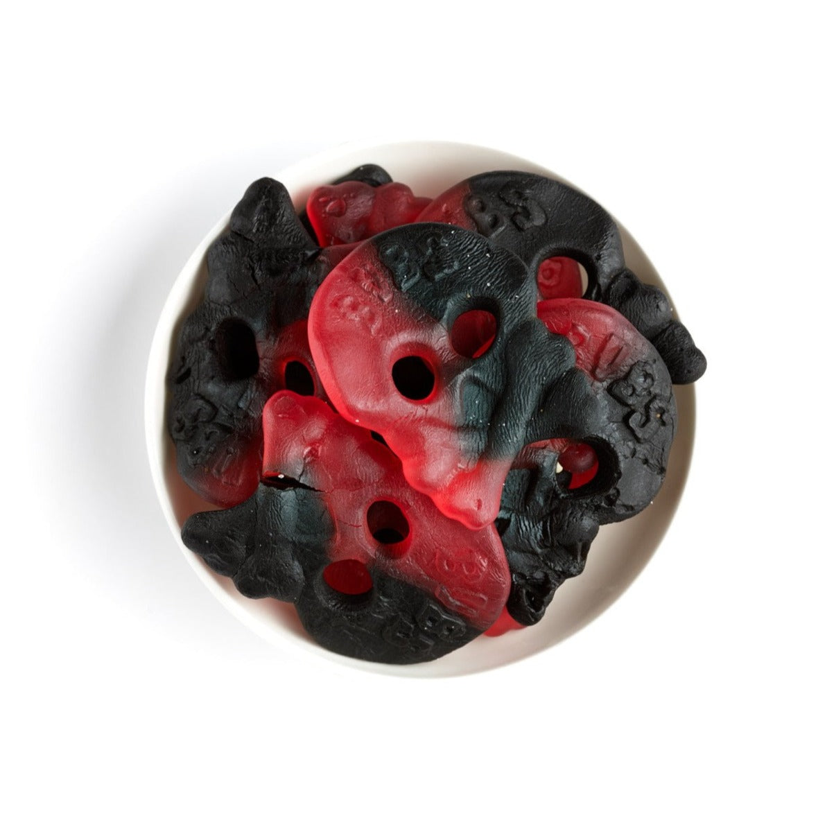 Raspberry/Liquorice Skull Giant 100g