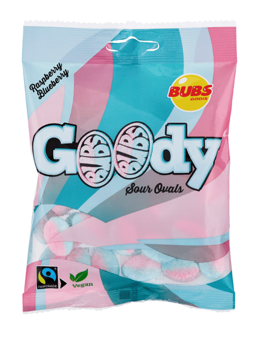 BUBS Sour Ovals Candy Bag 90g