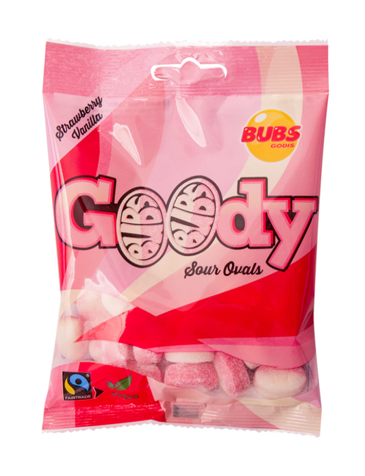 BUBS Strawberry & Vanilla Candy Bag 90g