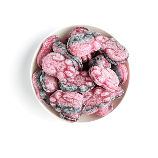 Raspberry Licorice Toads 100g