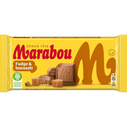 Marabou Fudge & Sea Salt  185 g