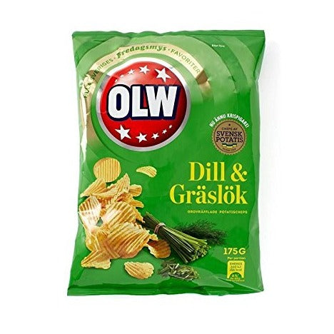 OLW Dill & Chives Chips 175g