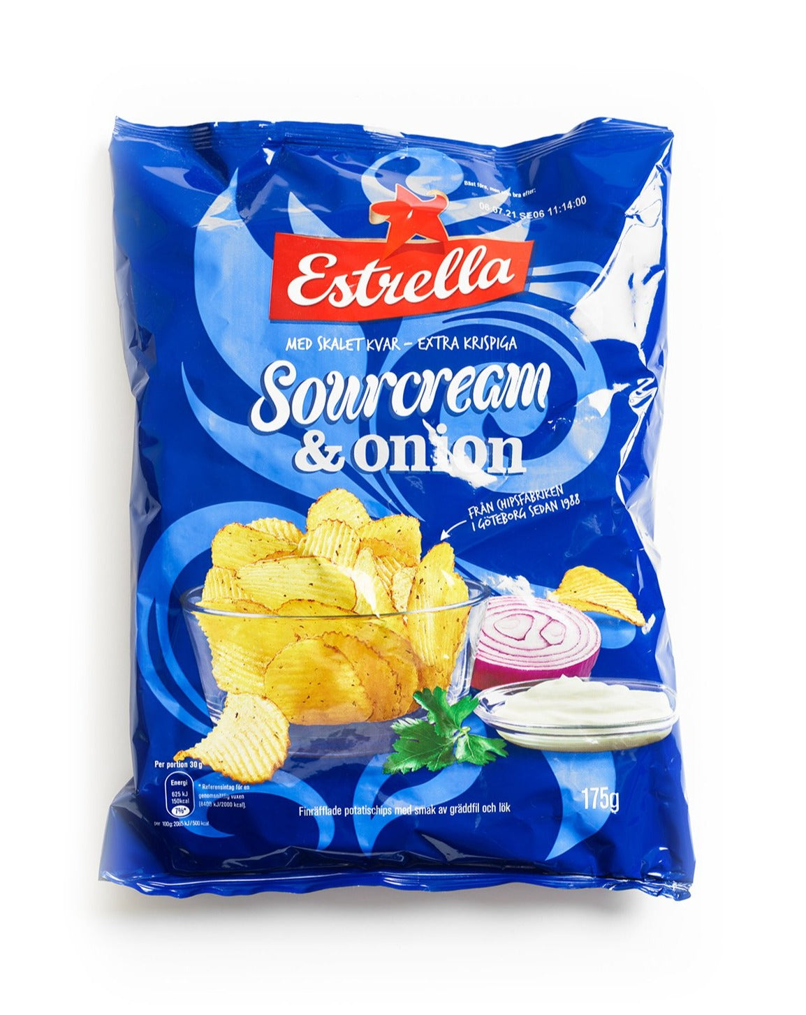 Estrella Sourcream & Onion Chips 175g